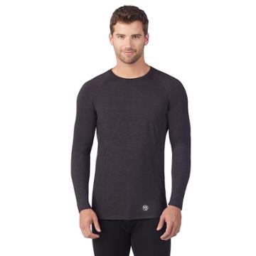 Big & Tall Climatesmart By Cuddl Duds&reg; Climate Sport Crewneck Tee, Men's, Size: 2xb, Light Grey