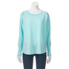 Women's French Laundry Embellished Dolman Top, Size: Small, Lt Green