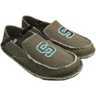 Men's Michigan State Spartans Cazulle Canvas Loafers, Size: 9, Grey