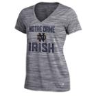 Women's Under Armour Notre Dame Fighting Irish Space Tech Tee, Size: Large, Grey