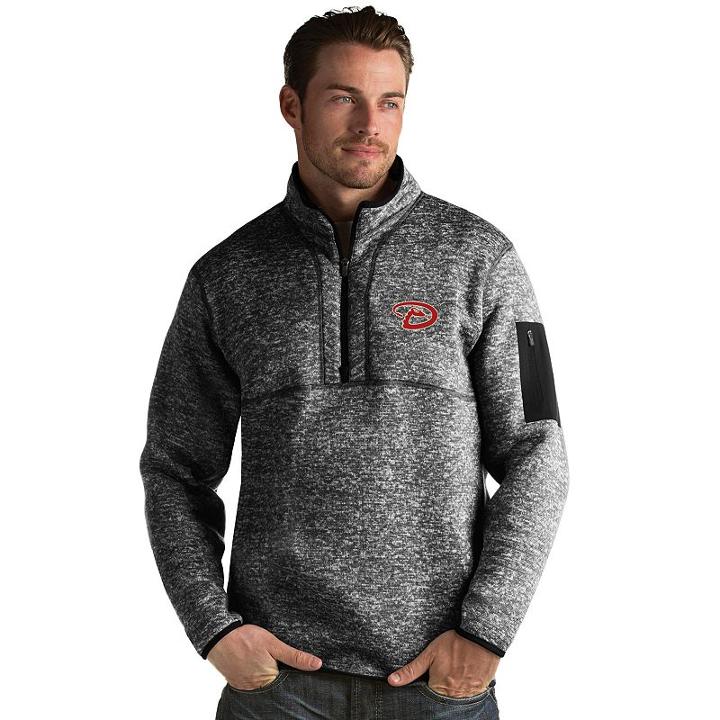 Men's Antigua Arizona Diamondbacks Fortune Pullover, Size: Large, Black