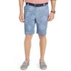 Men's Izod Schiffli Classic-fit Flat-front Shorts, Size: 40, Dark Blue