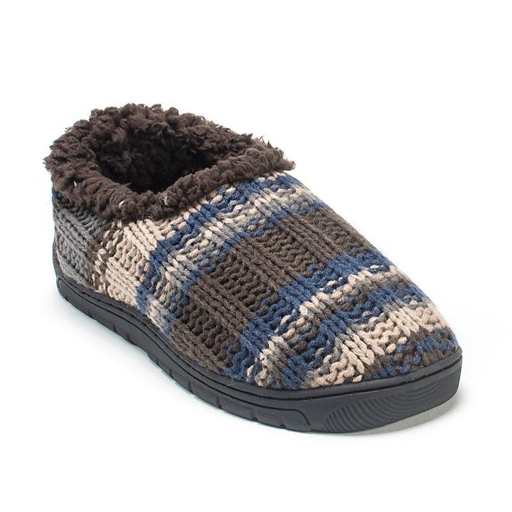Muk Luks Men's John Slide Slippers, Size: Medium, Brown