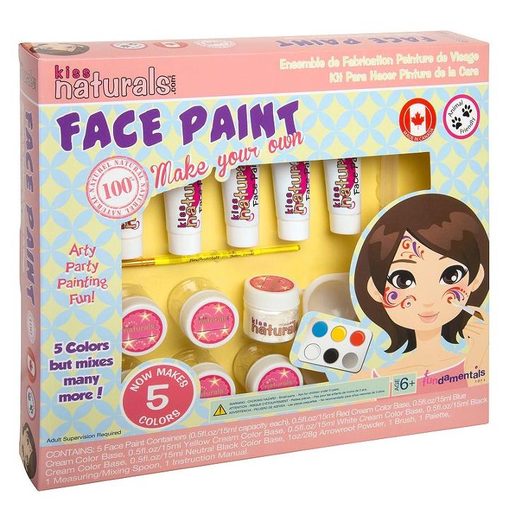 Kiss Naturals Diy Face Paint Kit, Multicolor