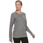 Women's Tek Gear&reg; Crew Neck Fleece Sweatshirt, Size: Large, Dark Grey