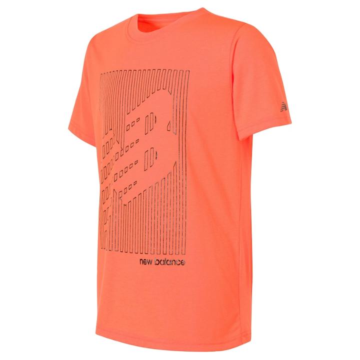 Boys 8-20 New Balance Graphic Tee, Size: Xl, Lt Orange