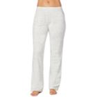 Women's Cuddl Duds Comfortwear Bootcut Lounge Pants, Size: Small, Beige