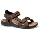 Dockers Solano Men's Sandals, Size: Medium (7), Dark Brown