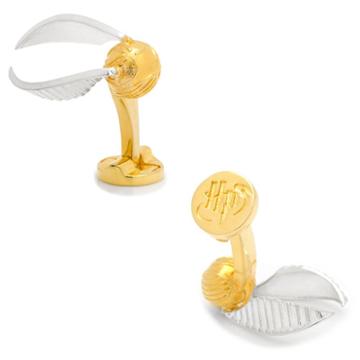 Harry Potter Golden Snitch Cuff Links, Men's, Gold
