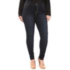 Juniors' Plus Size Wallflower Ultra Skinny Jeans, Girl's, Size: 16 W, Yellow Oth