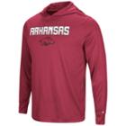 Men's Campus Heritage Arkansas Razorbacks Hooded Tee, Size: Large, Med Red