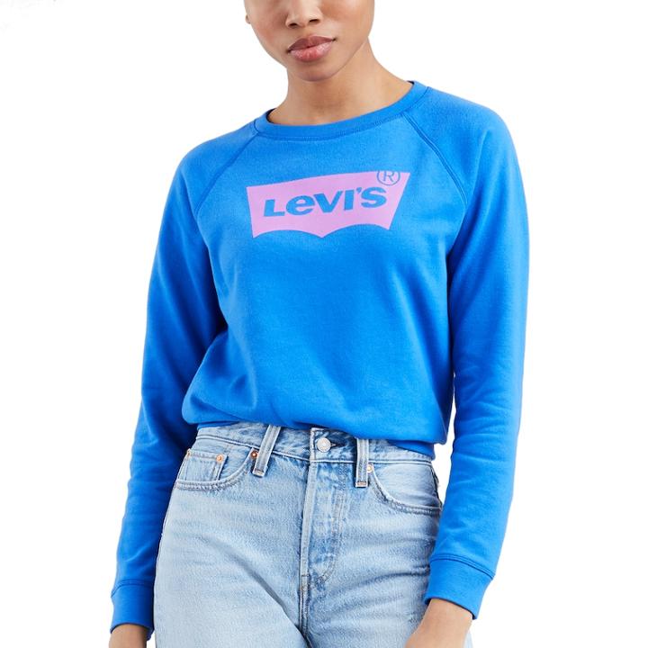 Women's Levi's Batwing Logo Sweatshirt, Size: Xs, Blue