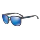 Arnette Tigard An4238 55mm Square Mirror Sunglasses, Women's, Light Grey