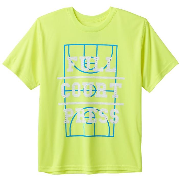 Boys 8-20 Tek Gear Basketball Court Tee, Boy's, Size: Medium, Drk Yellow
