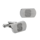 Fiora Stainless Steel North Carolina State Wolfpack Cuff Links, Men's, Grey