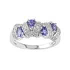 Sterling Silver Tanzanite Ring, Women's, Size: 5, Purple