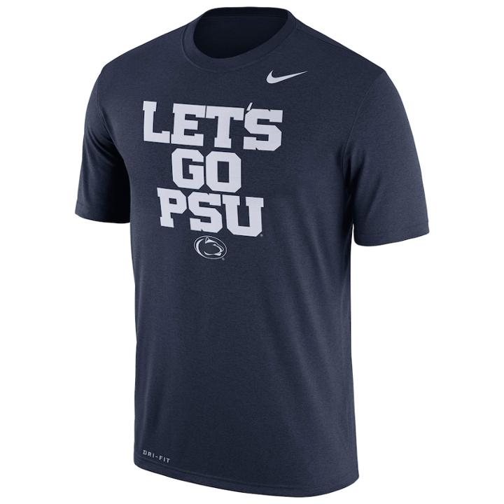 Men's Nike Penn State Nittany Lions Authentic Legend Tee, Size: Xxl, Blue (navy)