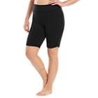 Plus Size Gaiam Om Yoga Shorts, Women's, Size: 1xl, Black