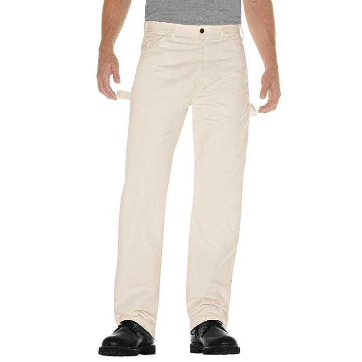 Men's Dickies Relaxed-fit Straight-leg Painter Pants, Size: 32x32, White Oth