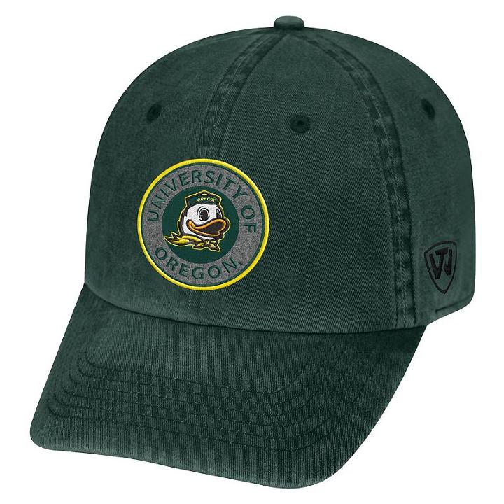 Adult Oregon Ducks Fun Park Vintage Adjustable Cap, Men's, Dark Green