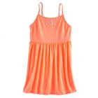 Girls 7-16 So&reg; Embellished Swim Cover Up, Girl's, Size: Xxl (16), Lt Orange