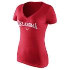Women's Nike Oklahoma Sooners Wordmark Tee, Size: Xl, Red
