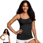 Women's Maidenform Cotton Stretch Cami, Size: Large, Black White