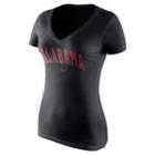Women's Nike Alabama Crimson Tide Wordmark Tee, Size: Xxl, Black