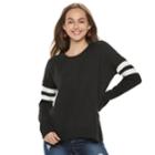 Juniors' Pink Republic Varsity Striped Sweater, Teens, Size: Small, Oxford