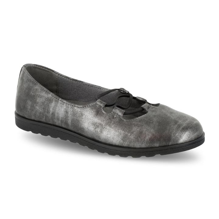 Easy Street Effie Women's Slip On Shoes, Size: 7 Ww, Silver