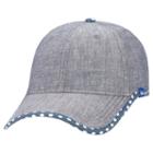 Women's Keds Chambray Dotted Brim Baseball Hat, Blue (navy)