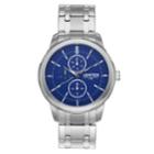 Armitron Men's Stainless Steel Dress Watch - 20/5314nvsv, Size: Large, Grey