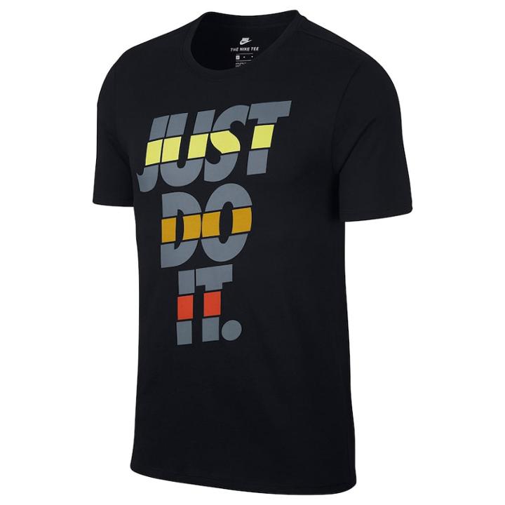 Men's Nike Stack Tee, Size: Medium, Grey (charcoal)