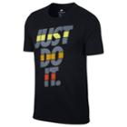 Men's Nike Stack Tee, Size: Medium, Grey (charcoal)