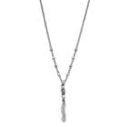Simply Vera Vera Wang Long Two Tone Y Necklace, Women's, White