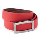 Men's Izod Cutout Logo Plaque Golf Belt, Size: 36, Red