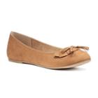 Mudd&reg; Women's Fringe Ballet Flats, Girl's, Size: Medium (9), Lt Beige