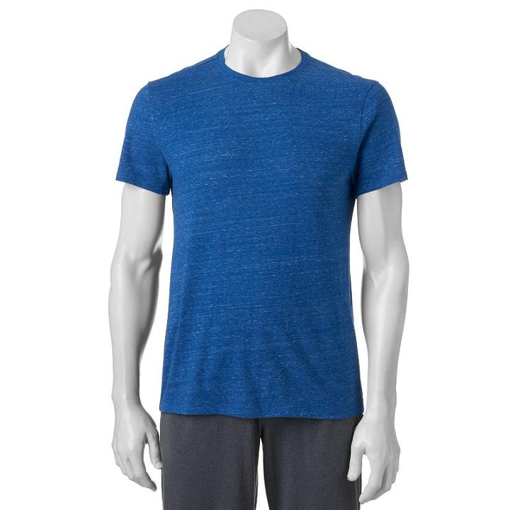 Big & Tall Apt. 9&reg; Crewneck Tee, Men's, Size: 2xb, Med Blue