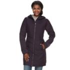 Women's Columbia Oyanta Trail Thermal Coil Long Hybrid Jacket, Size: Large, Drk Purple