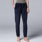 Women's Simply Vera Vera Wang Midnight Moon Jogger Pant, Size: Medium, Light Blue
