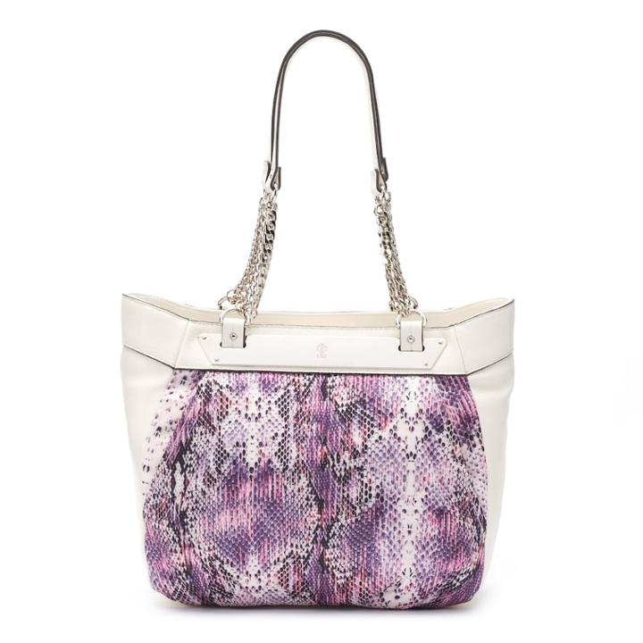 Jennifer Lopez Lisbeth Snakeskin Shopper, Drk Purple