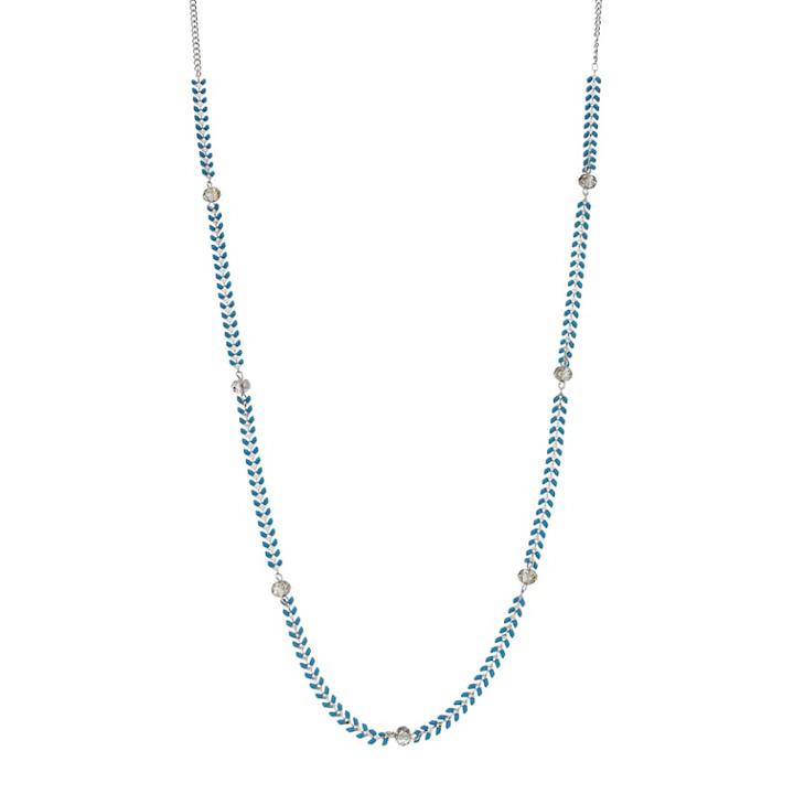 Simply Vera Vera Wang Teal Long Necklace, Women's, Blue