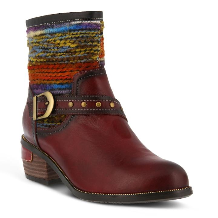 L'artiste By Spring Step Gaetana Women's Ankle Boots, Size: 41, Red/coppr (rust/coppr)