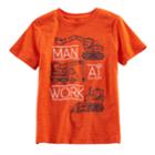 Boys 4-10 Jumping Beans&reg; Graphic Tee, Size: 6, Med Orange