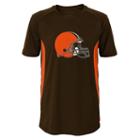 Boys 8-20 Cleveland Browns Logo Tee, Boy's, Size: L(14/16), Brown