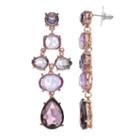 Jennifer Lopez Simulated Crystal Chandelier Earrings, Women's, Purple Oth