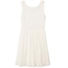 Girls 7-16 Speechless Glitter Top Chiffon Dress, Girl's, Size: 10, White