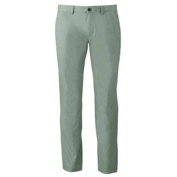 Men's Marc Anthony Slim-fit Twill Pants, Size: 40x34, Grey
