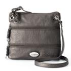 Rosetti Demi Zips Colorblock Crossbody Bag, Women's, Dark Grey