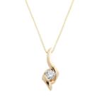 Sirena Collection 14k Gold 3/8-ct. T.w. Diamond Pendant, Women's, Yellow
